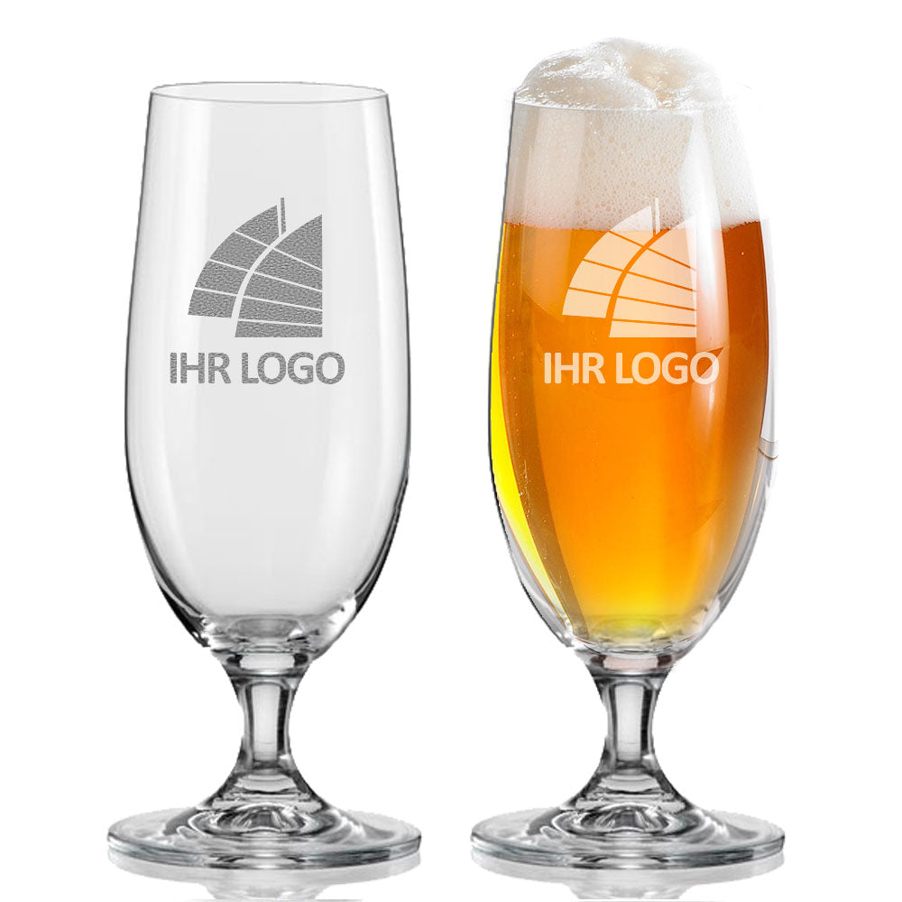 Bierglas / Pilsglas mit Gravur deines Logos 0,38l