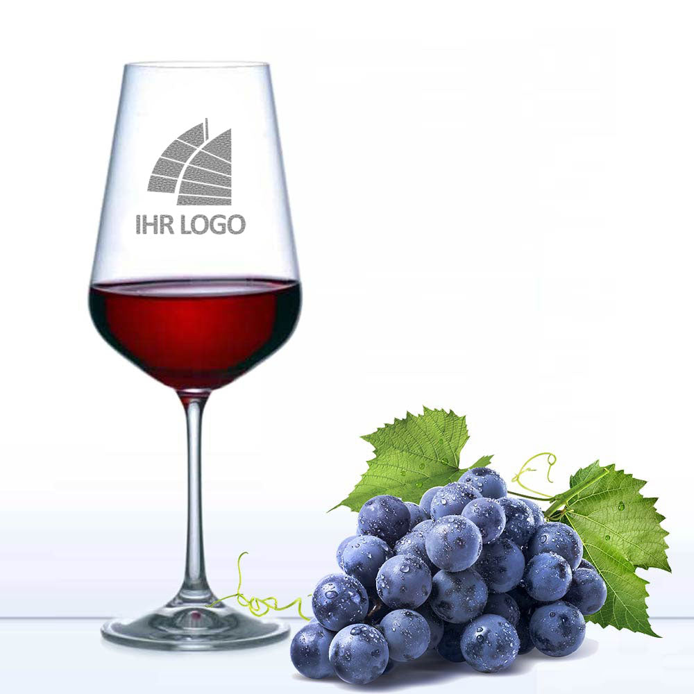 Weinglas mit Gravur deines Logos 450 ml
