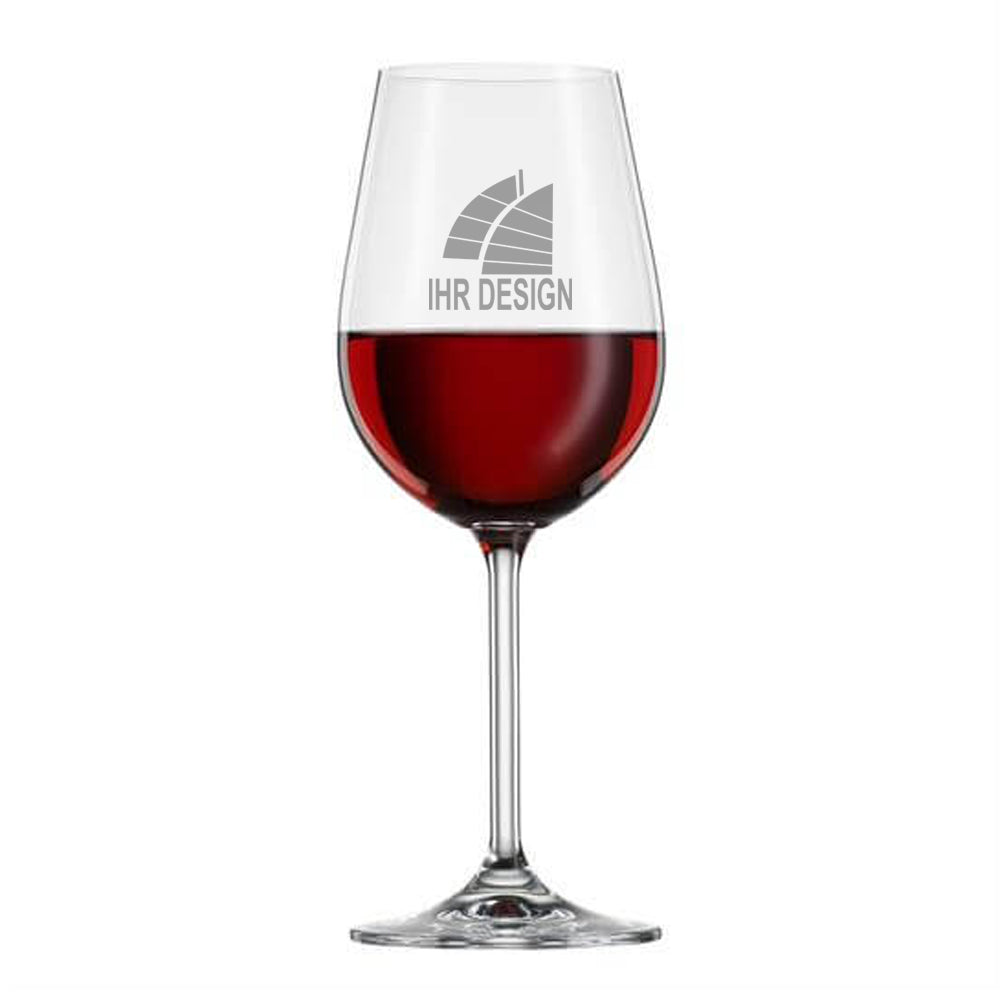 Rotweinkelch "Clara" mit Gravur deines Logos 420 ml