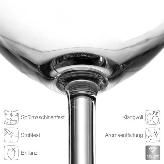 Leonardo Weinglas mit Gravur deines Logos 460 ml
