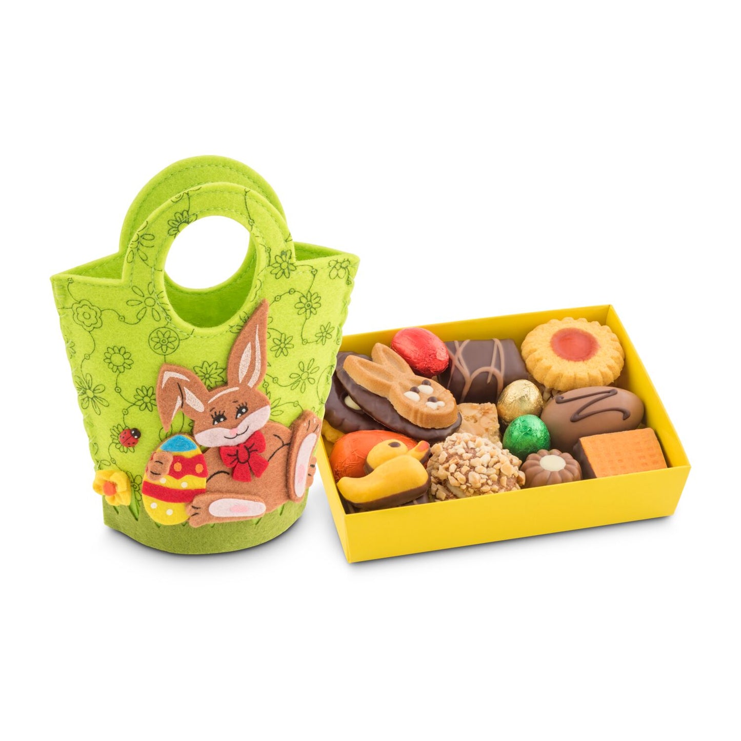 Filztasche Hase, Ostergebäckmischung 200 g