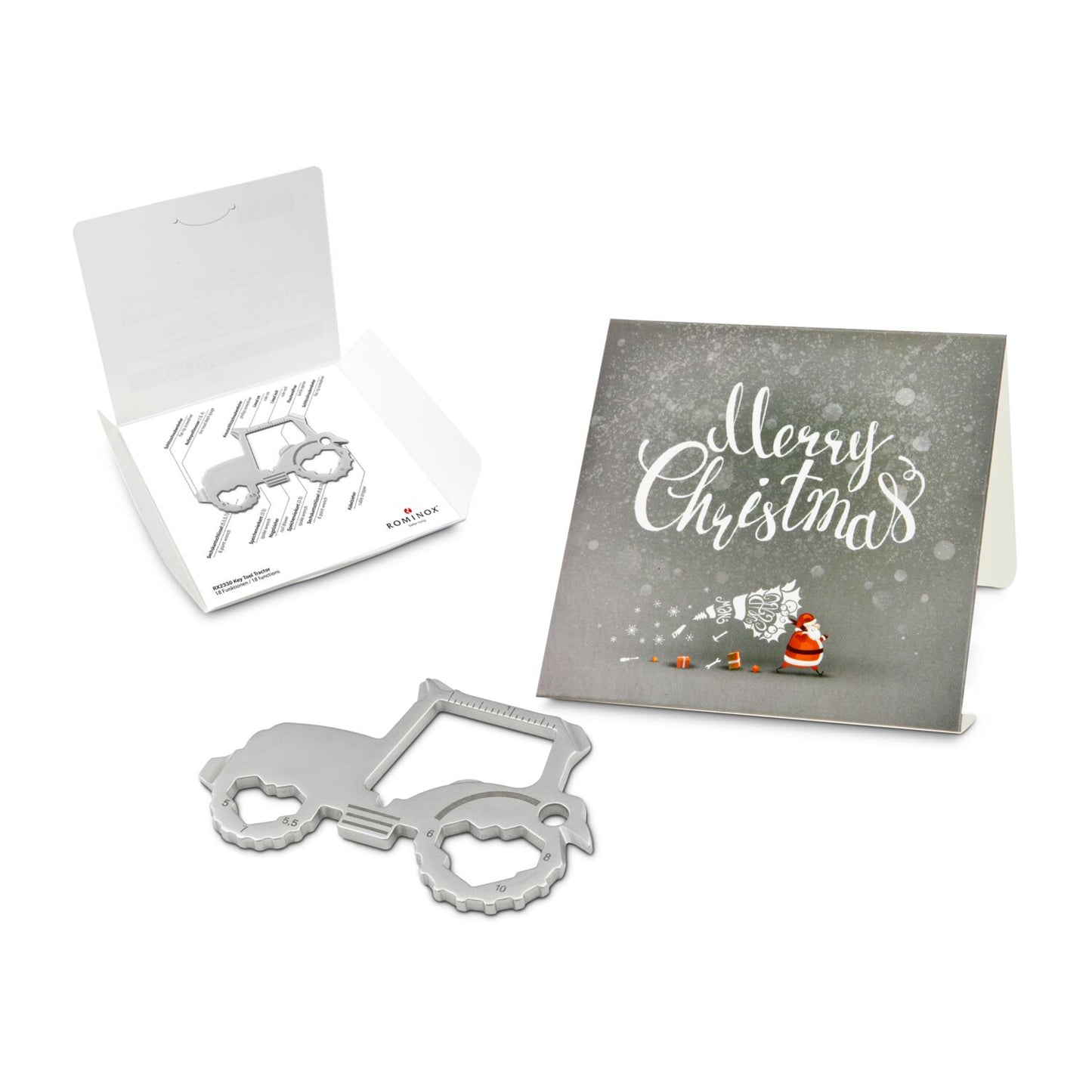 ROMINOX® Key Tool / Multifunktionswerkzeug im Motiv-Mäppchen Merry Christmas