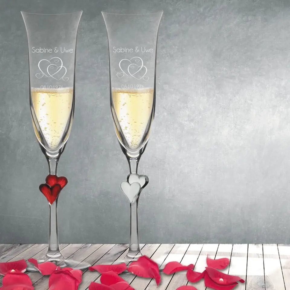 Sektglas Lámour als Geschenk zur Hochzeit