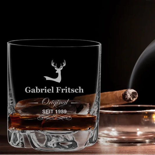 Personalisiertes Whiskyglas mit Wunschgravur