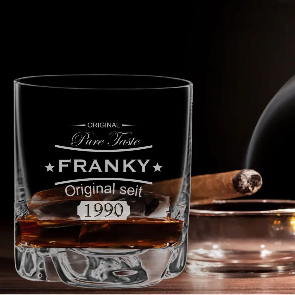 Whiskyglas mit individueller Gravur