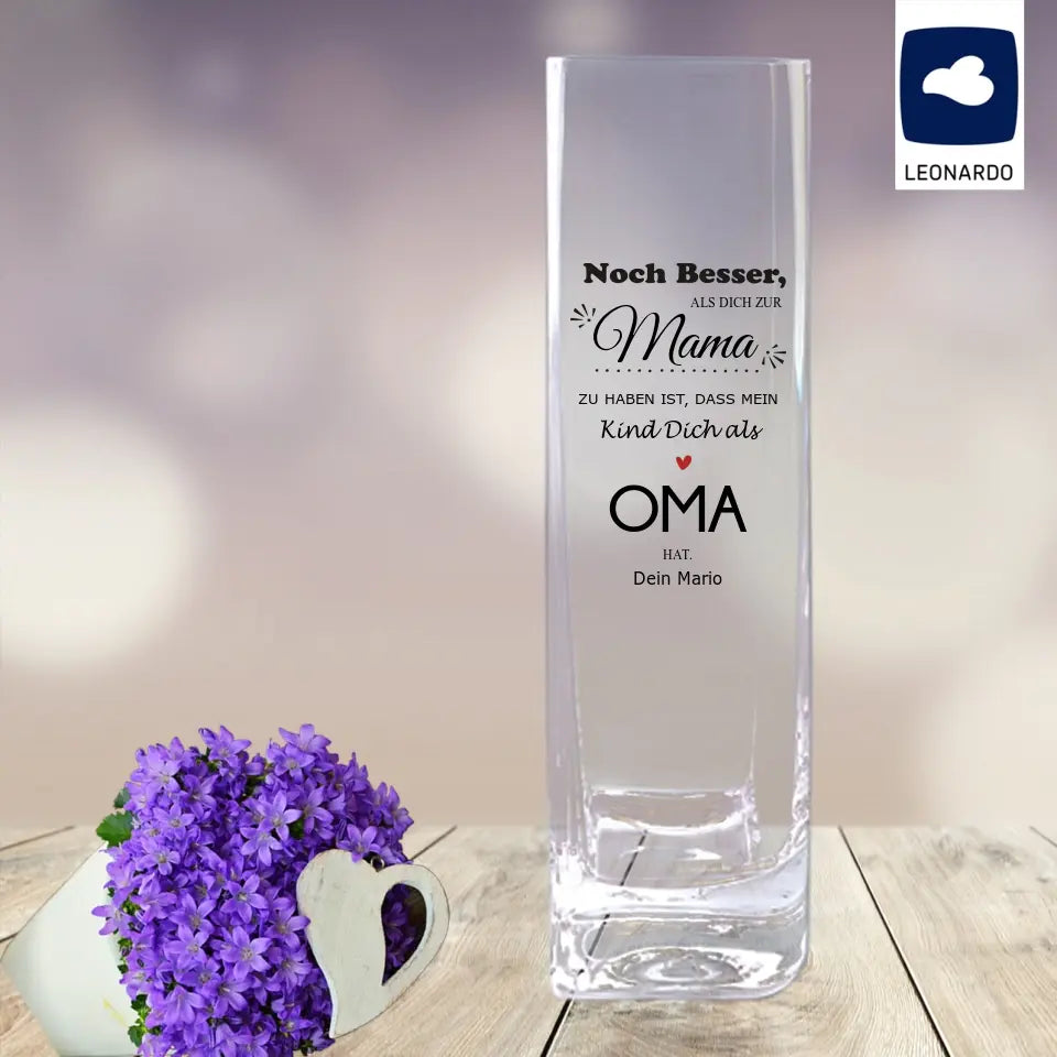 Personalisierte Vase von Leonardo - Noch besser als...