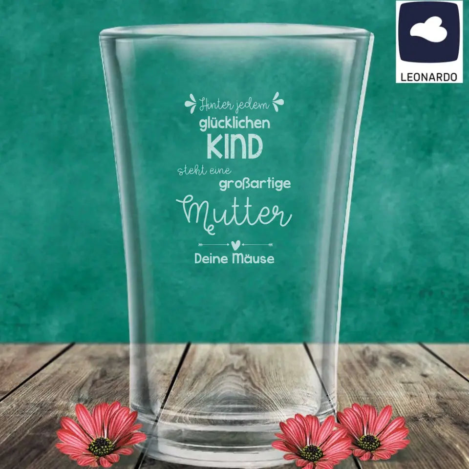 Leonardo Vase mit Gravur als Geschenkidee - Geschenk zum Muttertag