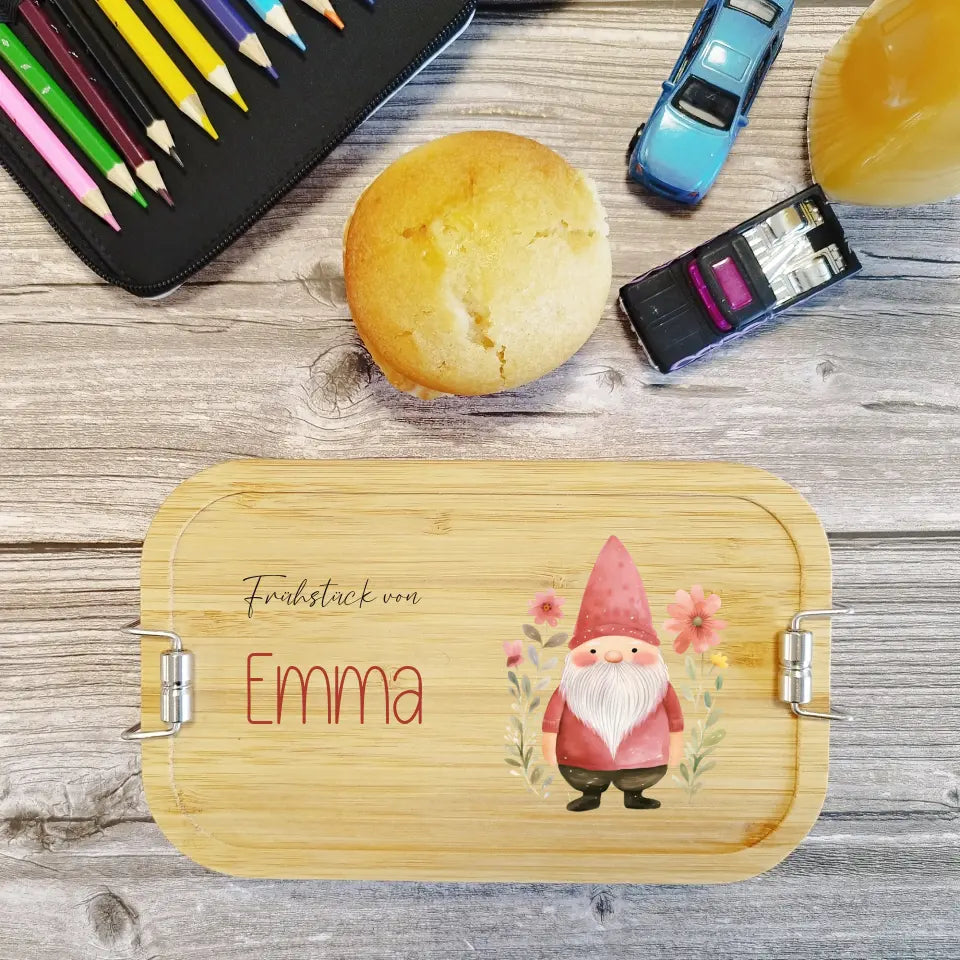 Bedruckte Lunchbox | Brotdose Edelstahl für Kinder