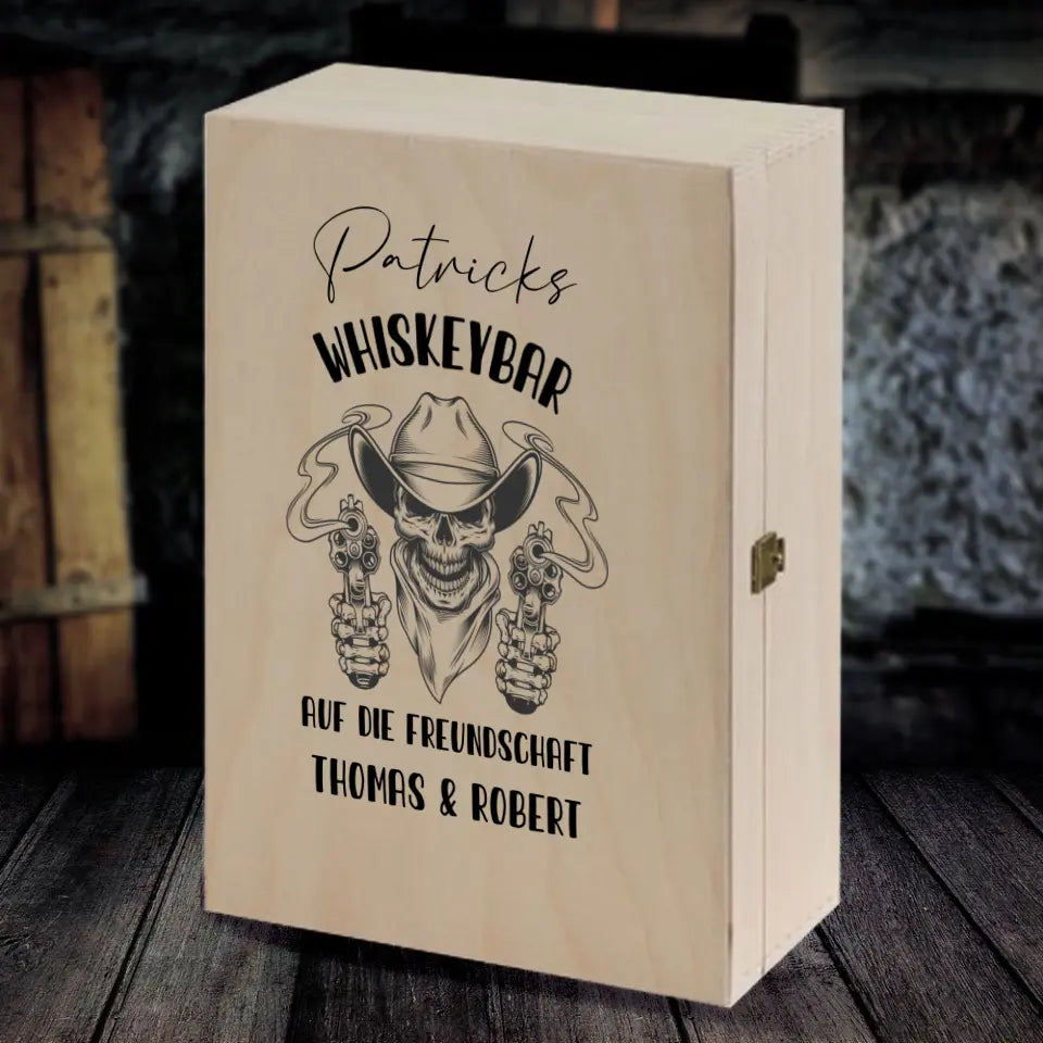 Individuell bedrucktes Whisky Geschenkset mit Wunschtext