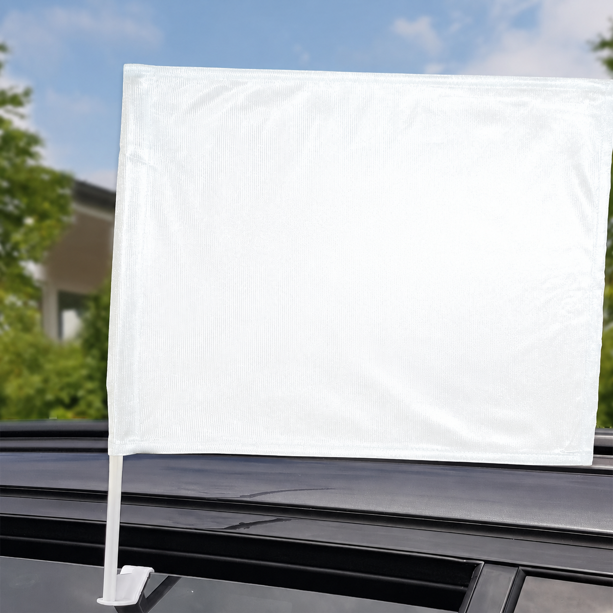 Autofahne mit Fotodruck deines Logos / Designs