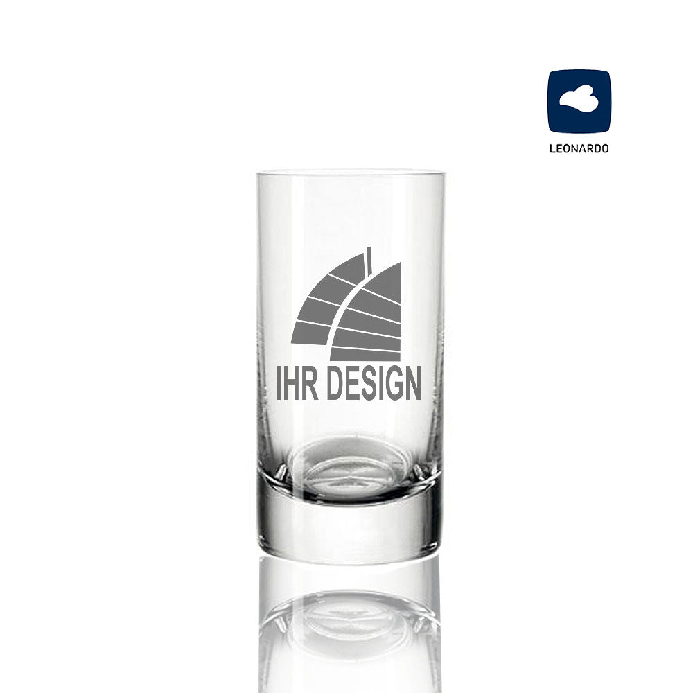 Leonardo Schnapsglas Stamper mit Gravur deines Logos