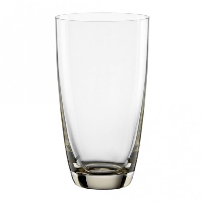 Trinkglas / Saftglas Colori mit Gravur deines Logos / Designs - anthrazit