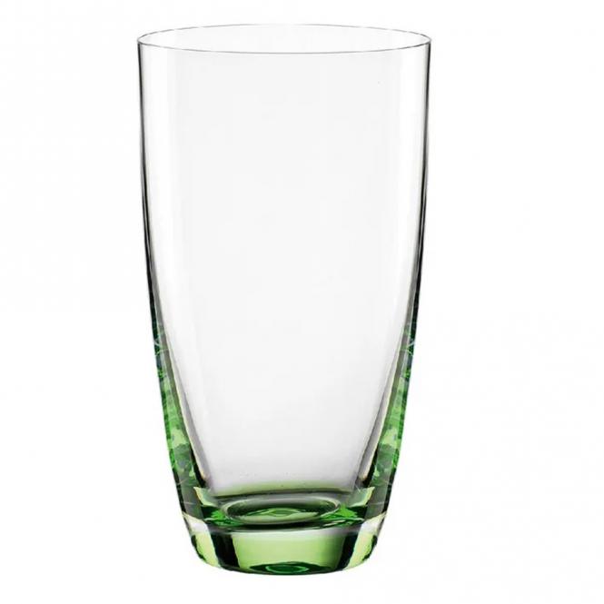 Trinkglas / Saftglas Colori mit Gravur deines Logos - grün