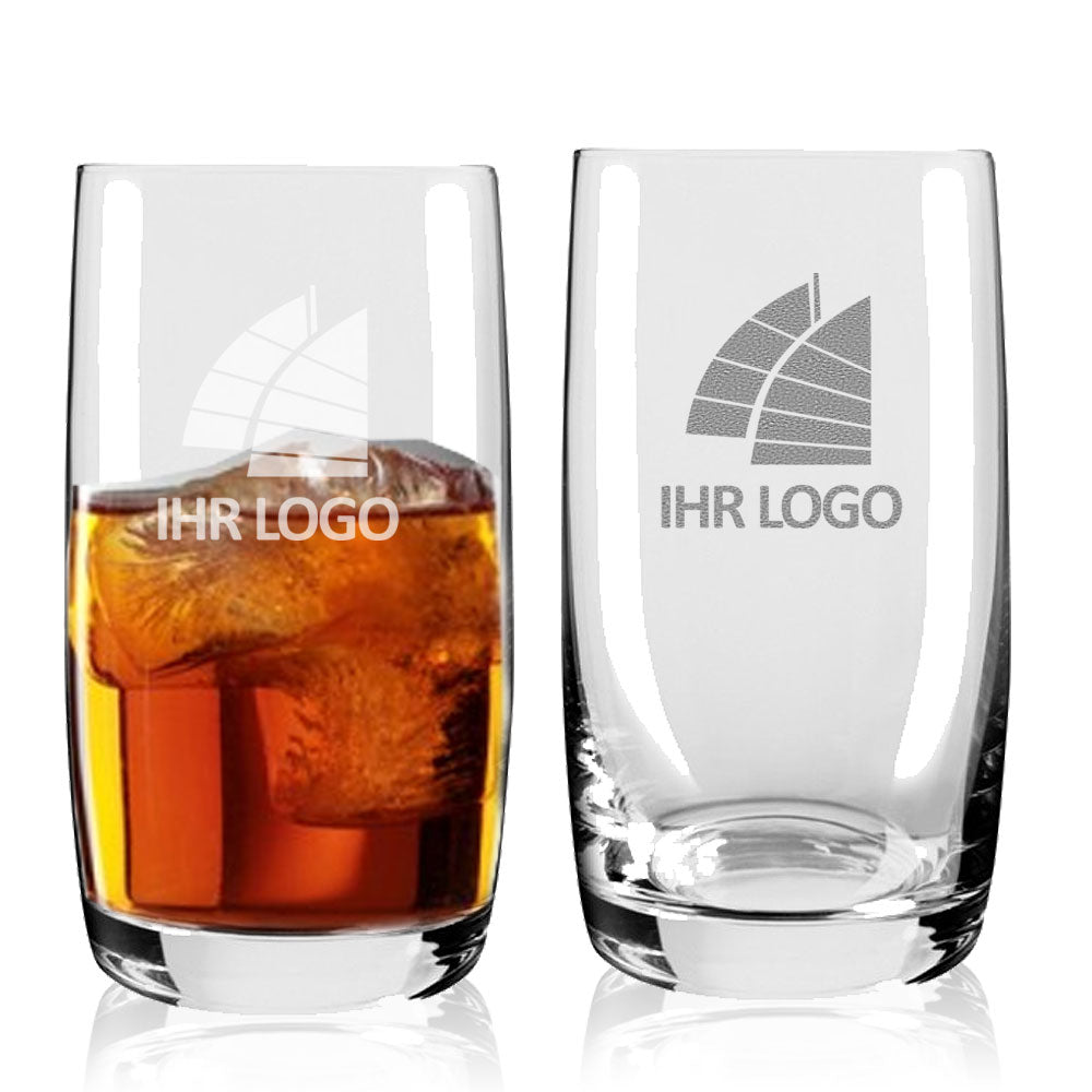 Saftglas / Trinkglas mit Gravur deines Logos 0,3 l