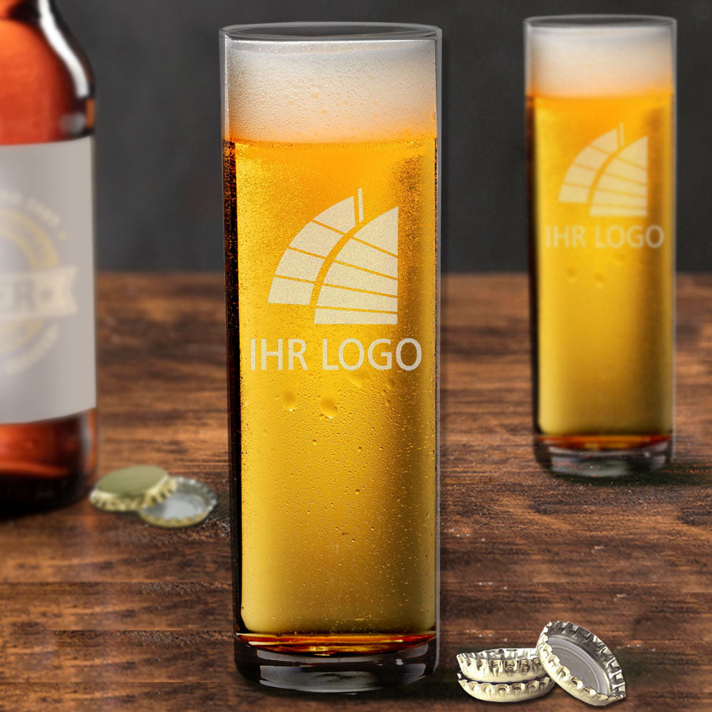 Kölschglas / Kölner Stange mit Gravur deines Logos 0,2l