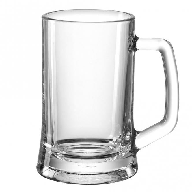 Bierkrug / Bierseidel mit Gravur deines Logos 0,4l