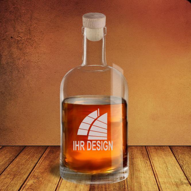 Whiskykaraffe "Nocturne" mit Gravur deines Logos / Designs