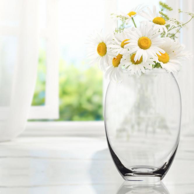Blumenvase mit Gravur deines Logos / Designs