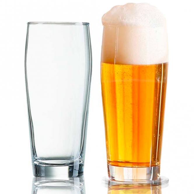 Bierbecher / Willibecher mit Gravur deines Logos / Designs 0,5l