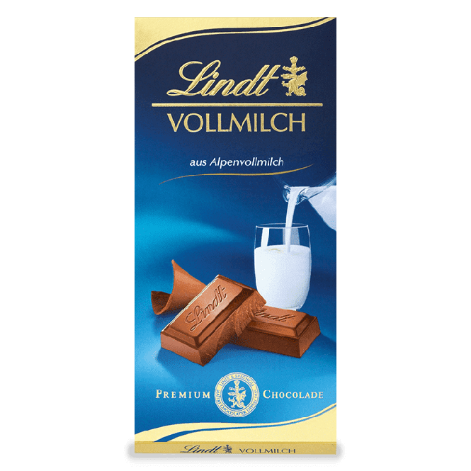 Lindt Schokolade mit Fotodruck deines Logos / Designs (100 g)