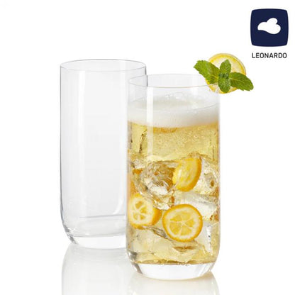 Trinkglas / Longdrinkglas Leonardo mit Gravur deines Logos / Designs 330 ml