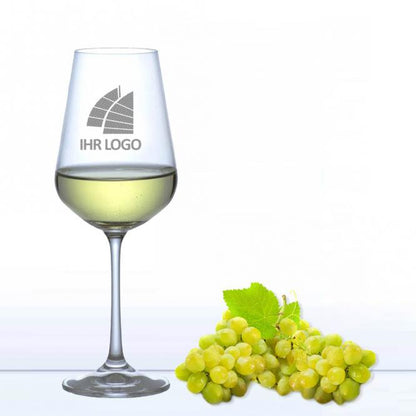 Weißweinglas mit Gravur deines Logos / Designs 250 ml