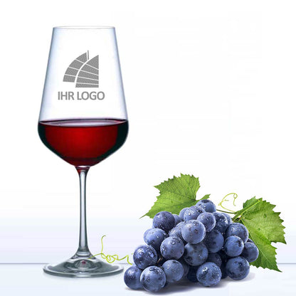 Weinglas mit Gravur deines Logos / Designs 350 ml