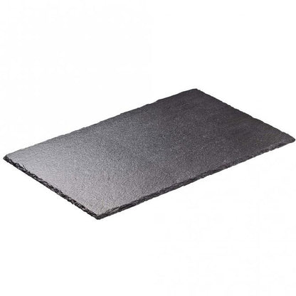 Schieferplatte / Schiefertafel mit Gravur / Fotodruck deines Logos / Designs 30x20 cm