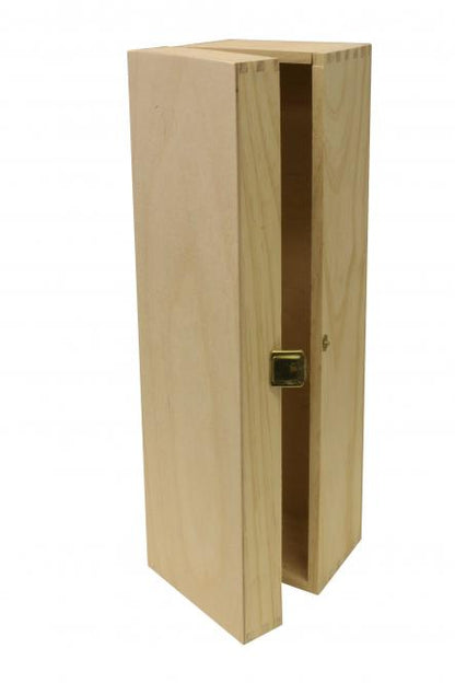 Holzkiste 1er mit Gravur / Fotodruck deines Logos / Designs