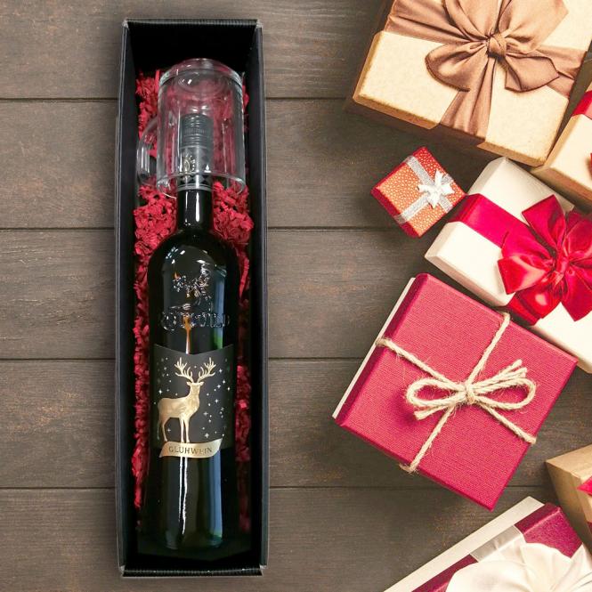 Glühwein-Geschenk-Set mit Namensliste
