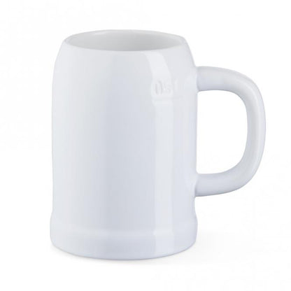 Keramik﻿ Bierkrug / Bierseidel mit deinem Logo bedruckt 0,5l