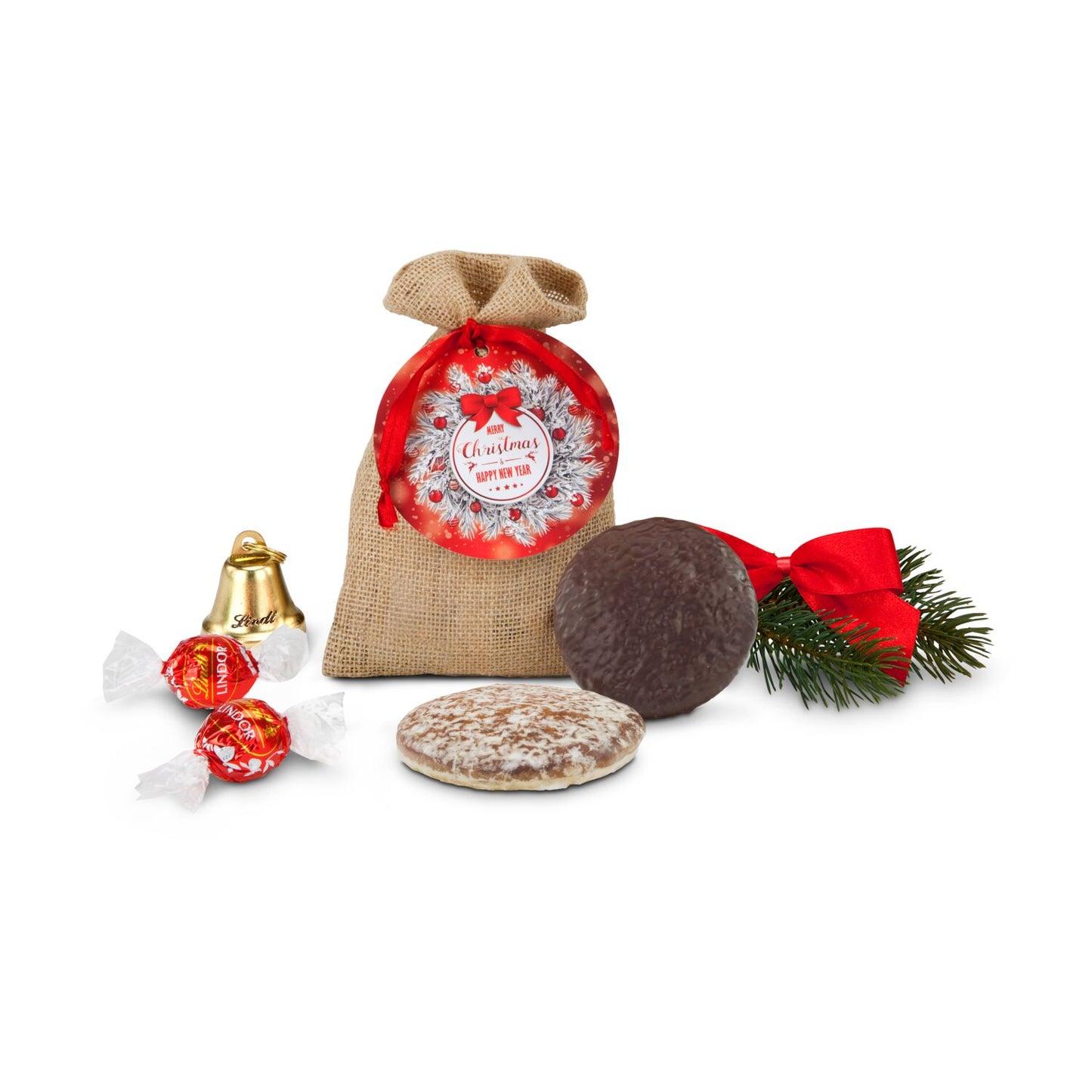 Süßes Weihnachtssäckchen