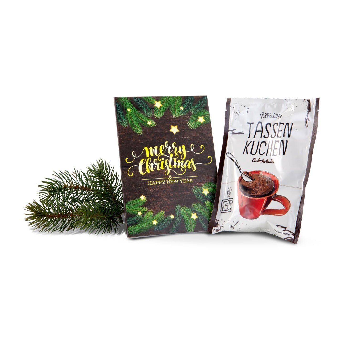 Tassenkuchen Schokolade 70 g, Merry Christmas