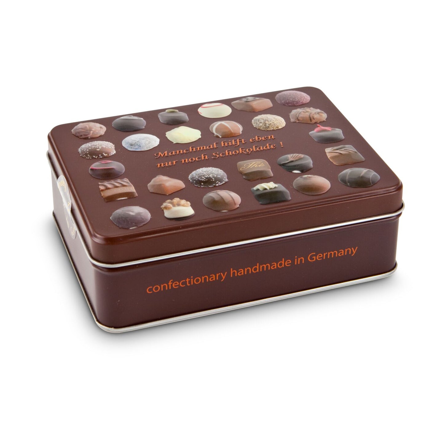 Schokoladenauswahl - Pralinendose mit 125 g
