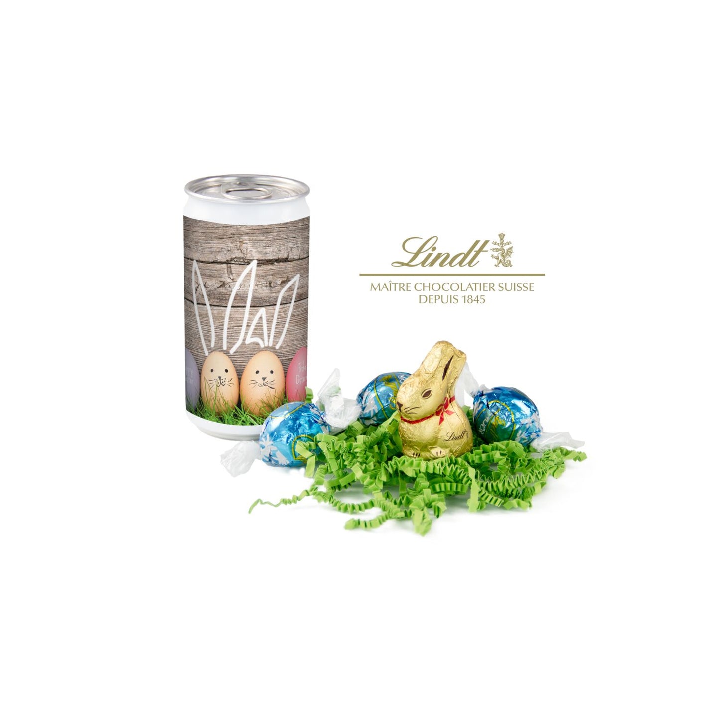 Lindt-Oster-Überraschung, Das Nest in der Dose - verschiedene Designs