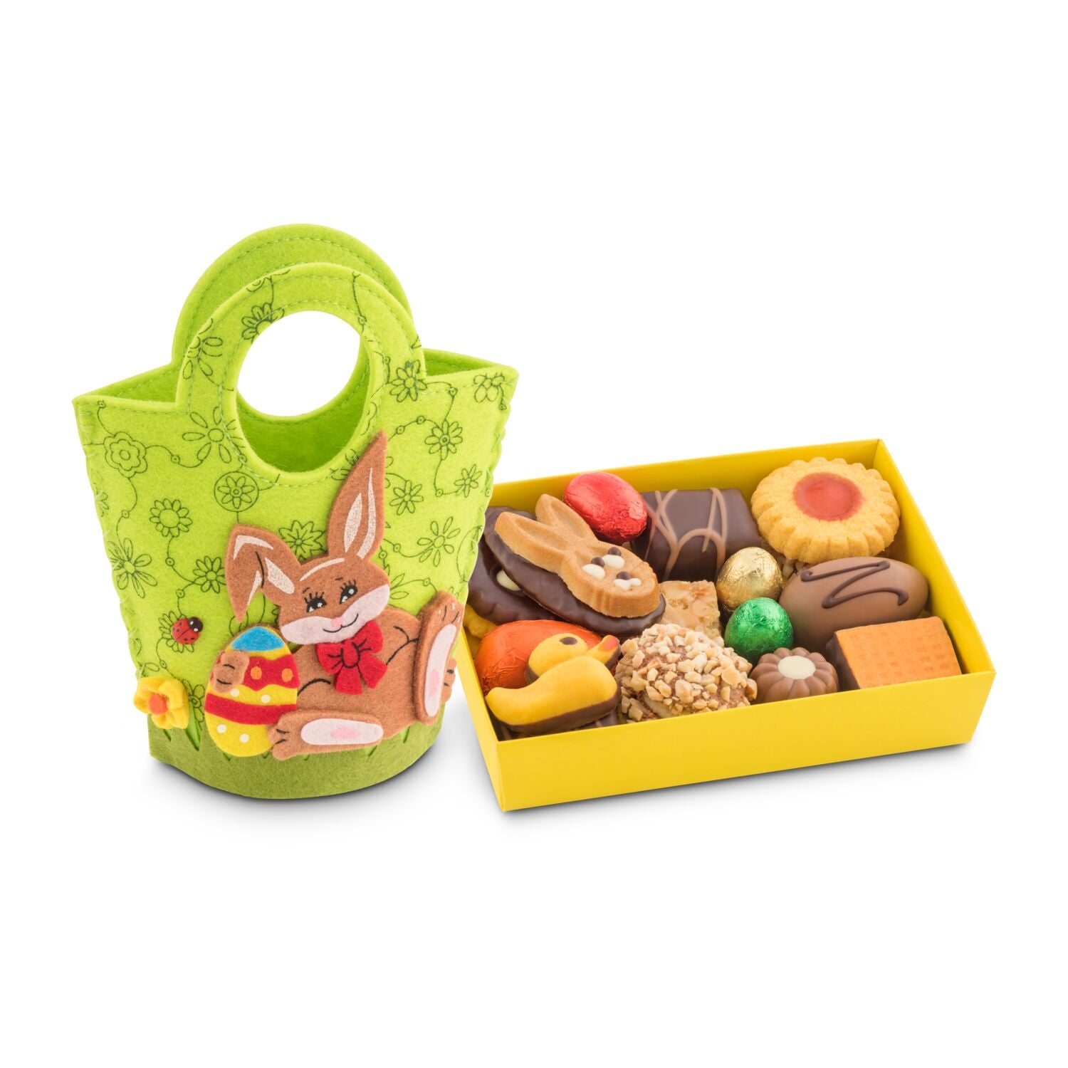 Filztasche Hase, Ostergebäckmischung 200 g