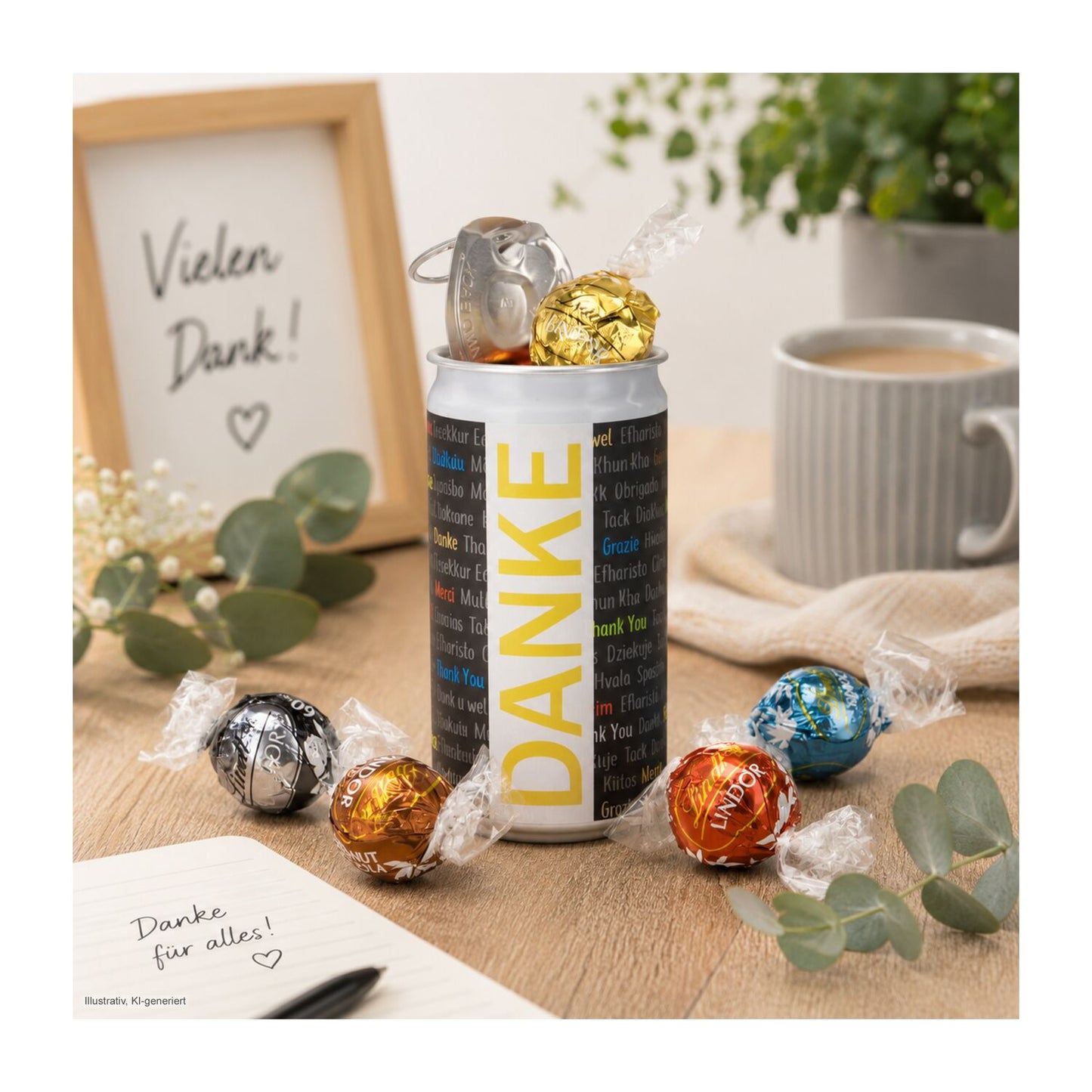 Lindt-Geheimnis Danke