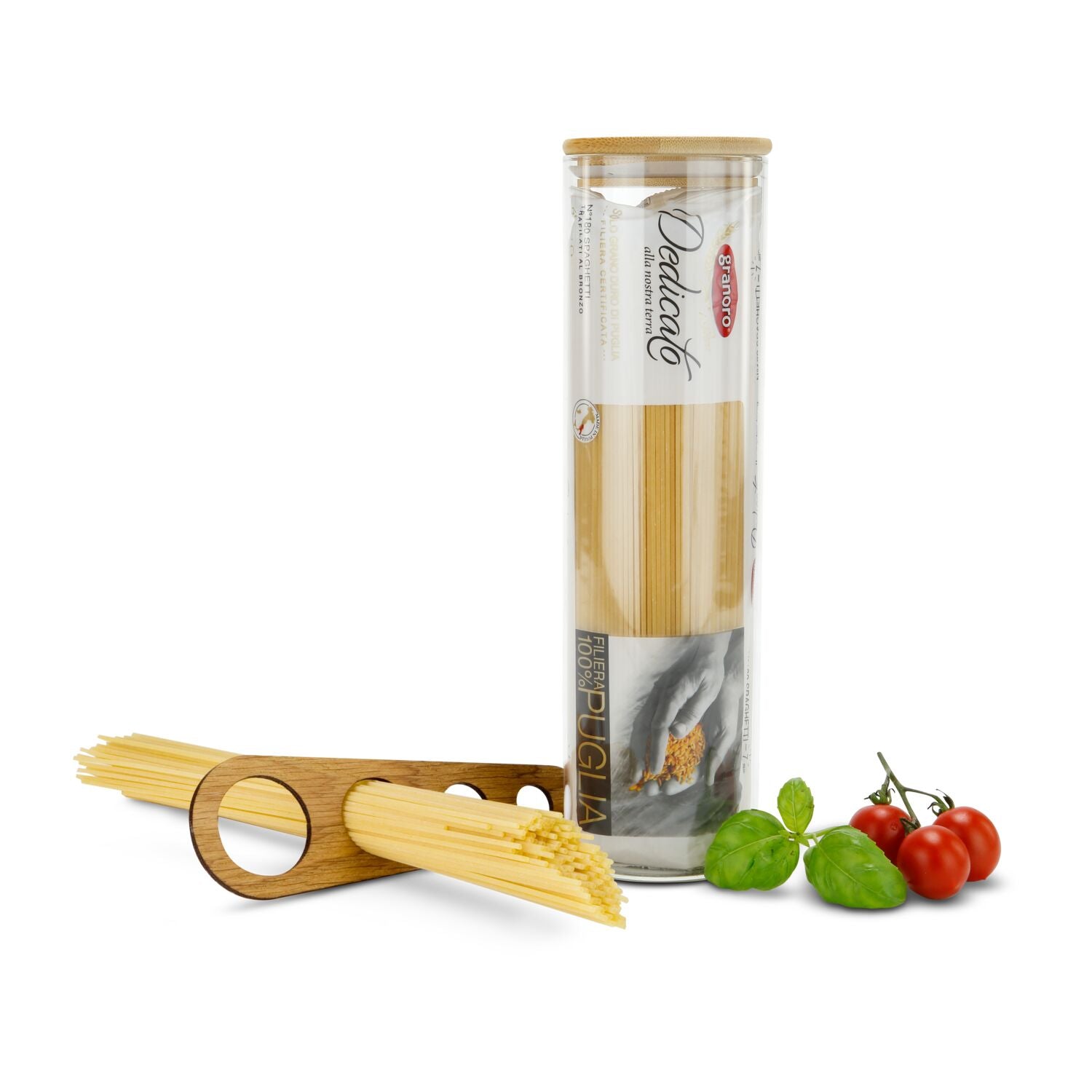 Spaghetti im Glas