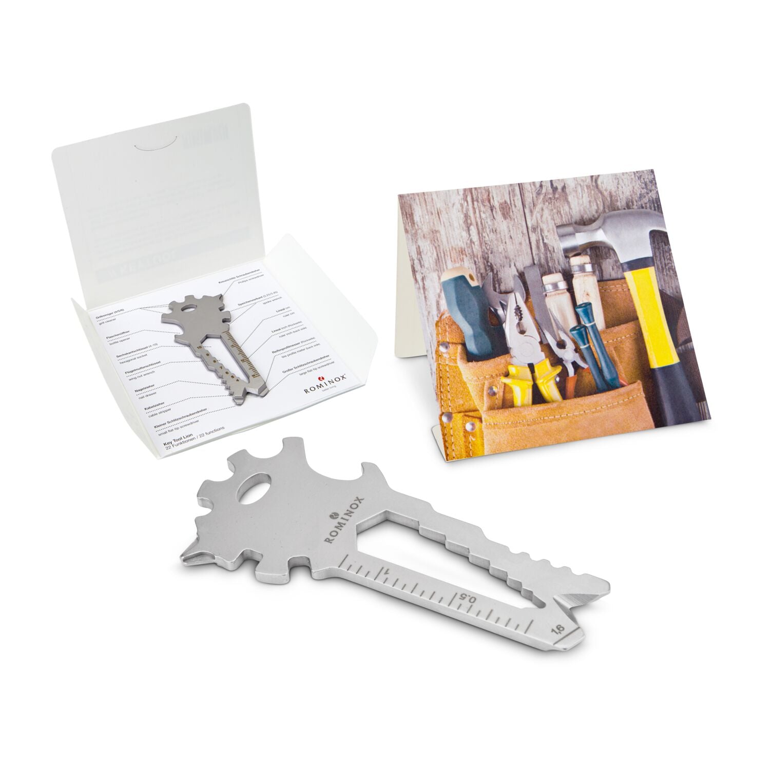 ROMINOX® Key Tool / Multifunktionswerkzeug im Motiv-Mäppchen Werkzeug