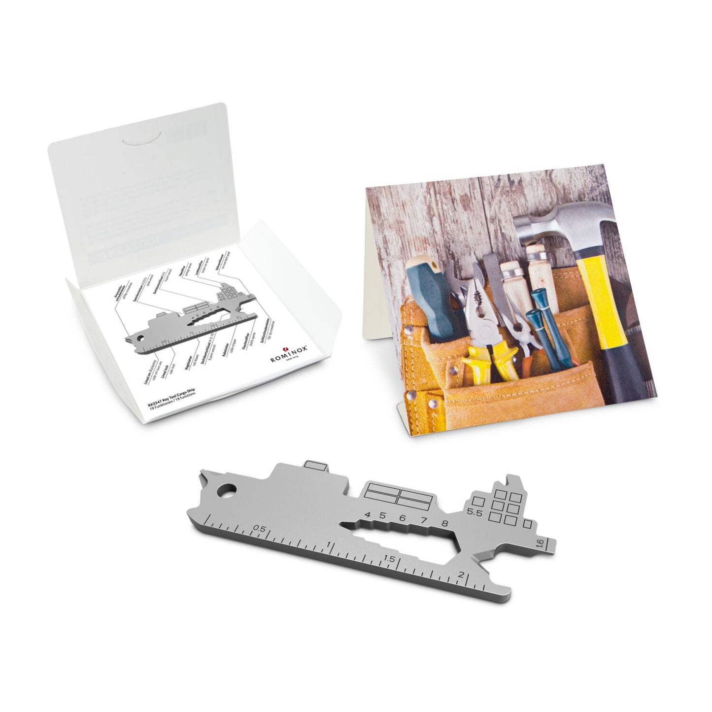 ROMINOX® Key Tool / Multifunktionswerkzeug im Motiv-Mäppchen Werkzeug