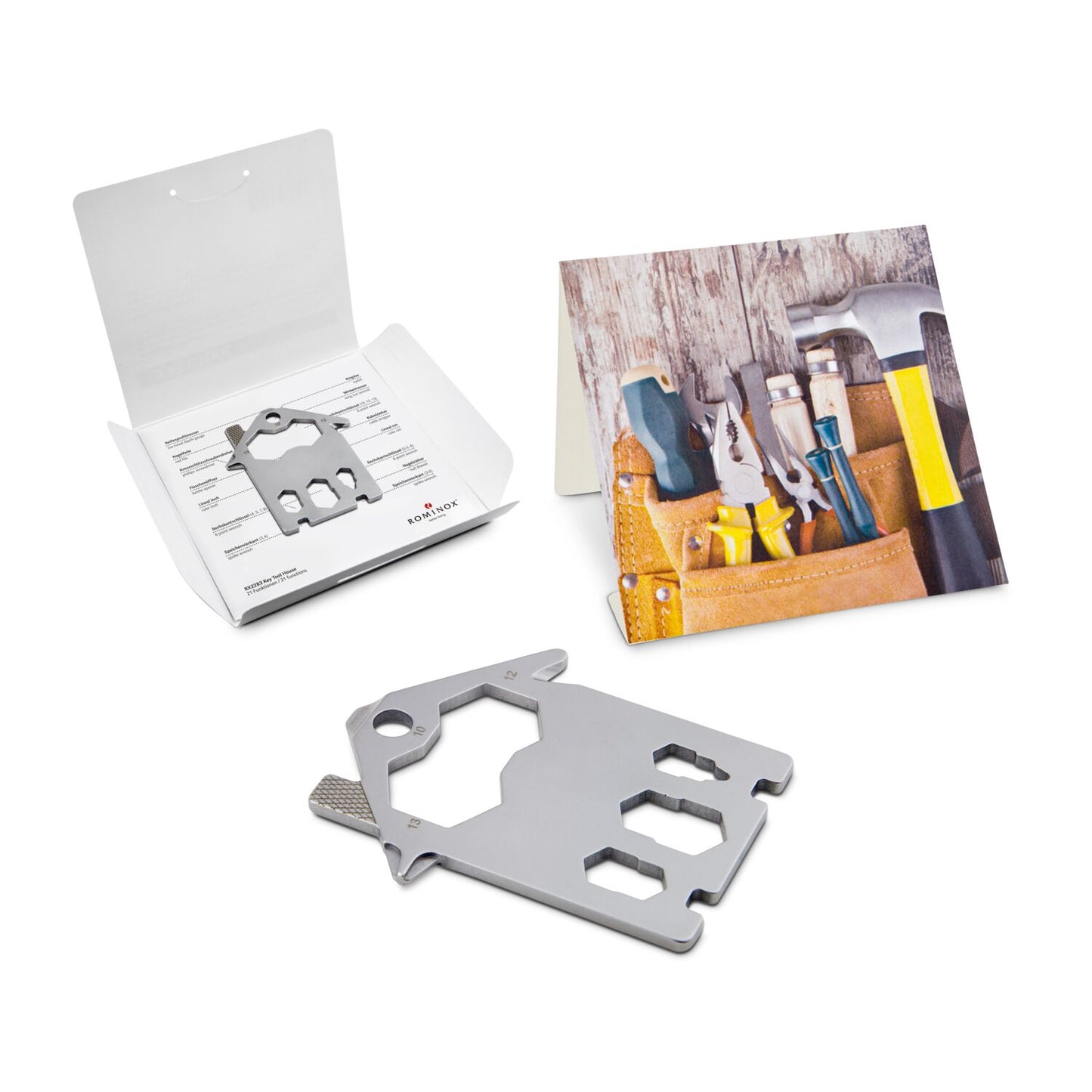 ROMINOX® Key Tool / Multifunktionswerkzeug im Motiv-Mäppchen Werkzeug