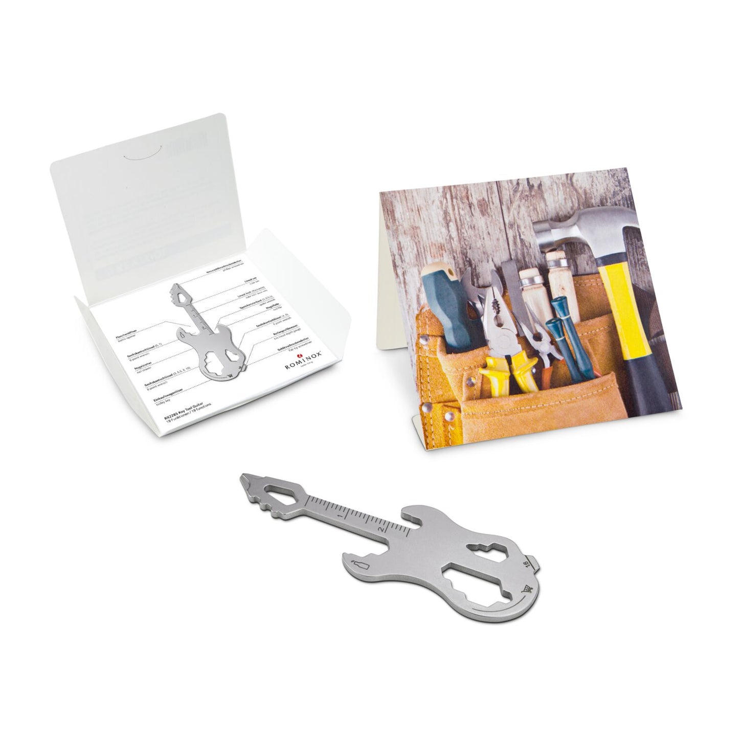 ROMINOX® Key Tool / Multifunktionswerkzeug im Motiv-Mäppchen Werkzeug