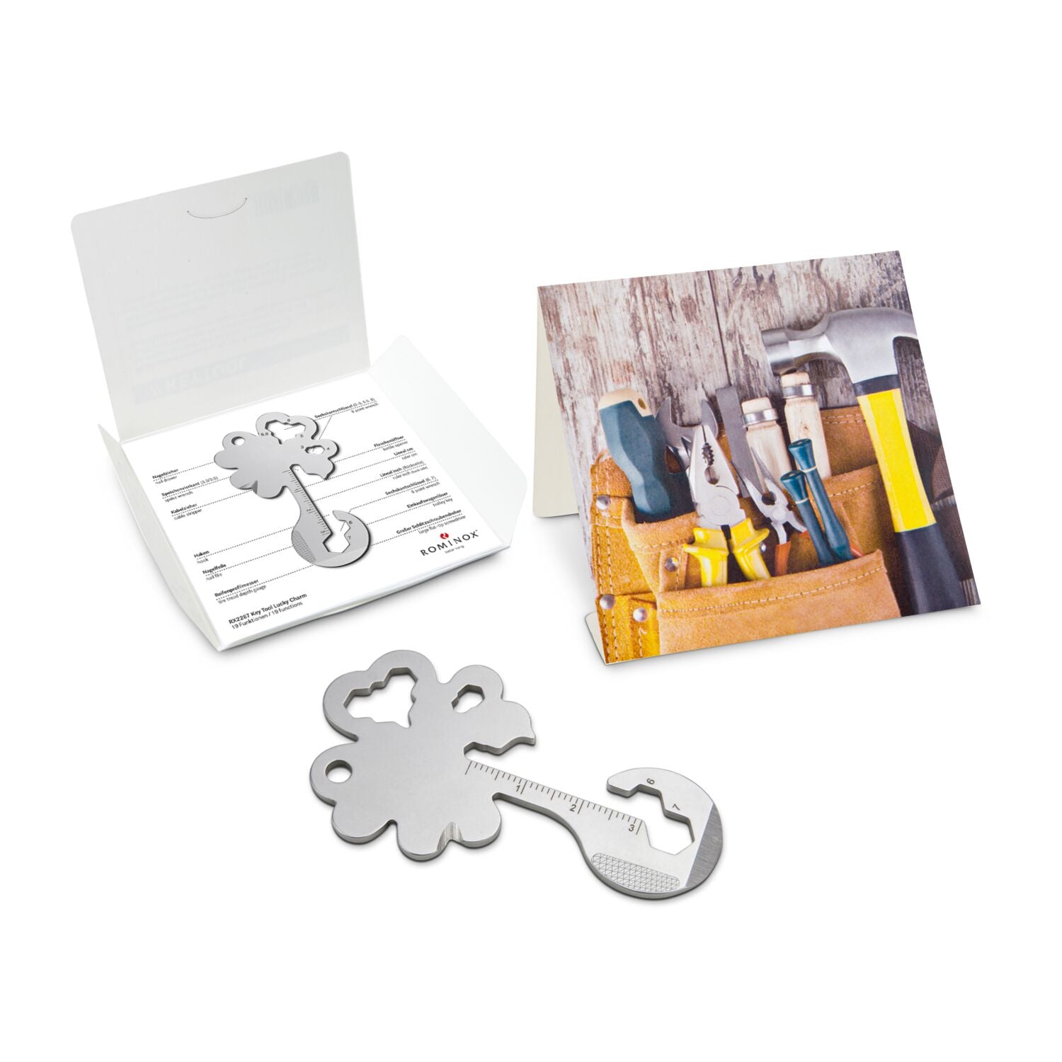 ROMINOX® Key Tool / Multifunktionswerkzeug im Motiv-Mäppchen Werkzeug