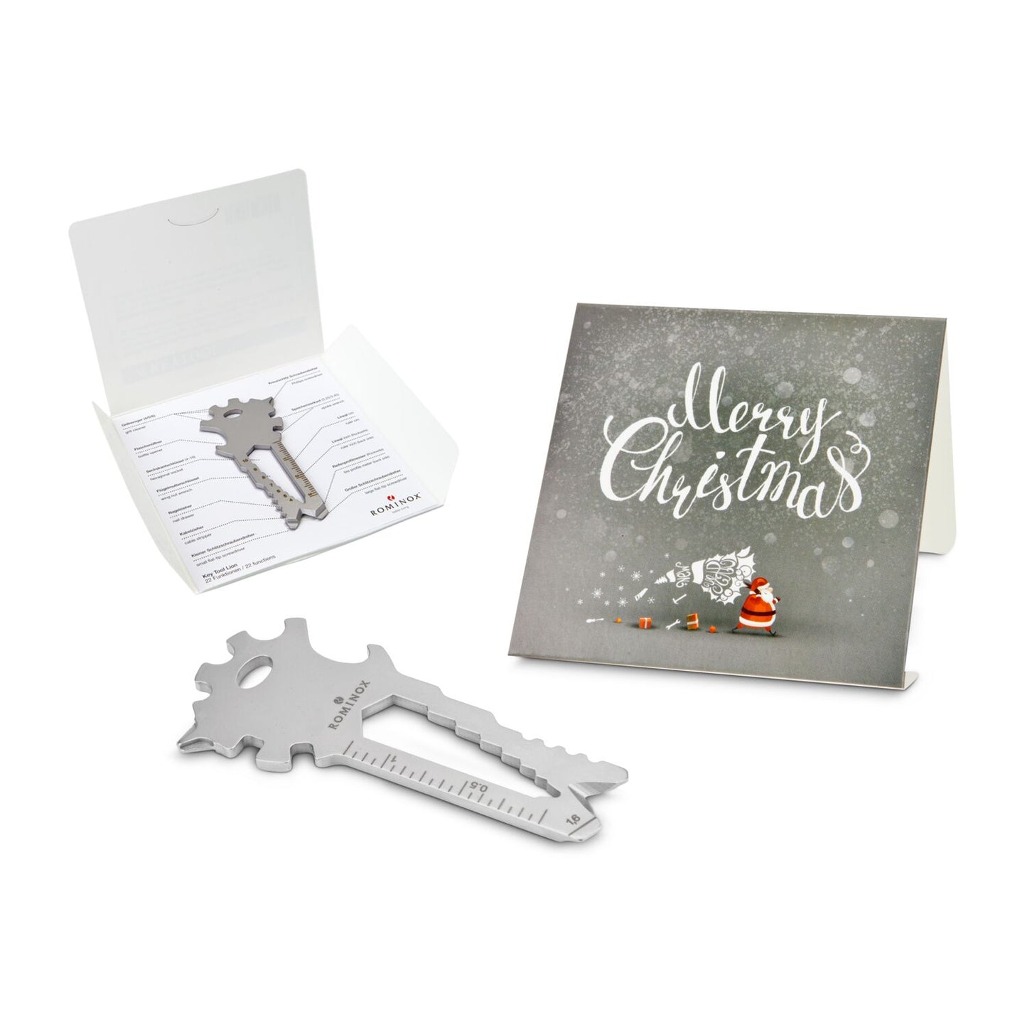 ROMINOX® Key Tool / Multifunktionswerkzeug im Motiv-Mäppchen Merry Christmas