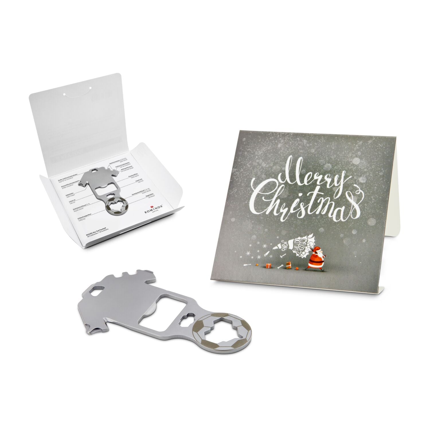 ROMINOX® Key Tool / Multifunktionswerkzeug im Motiv-Mäppchen Merry Christmas