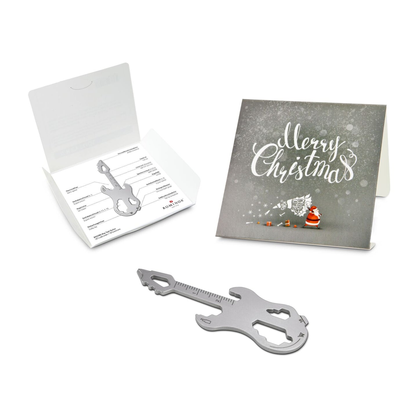 ROMINOX® Key Tool / Multifunktionswerkzeug im Motiv-Mäppchen Merry Christmas