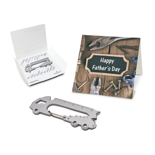 ROMINOX® Key Tool / Multifunktionswerkzeug im Motiv-Mäppchen Happy Father's Day