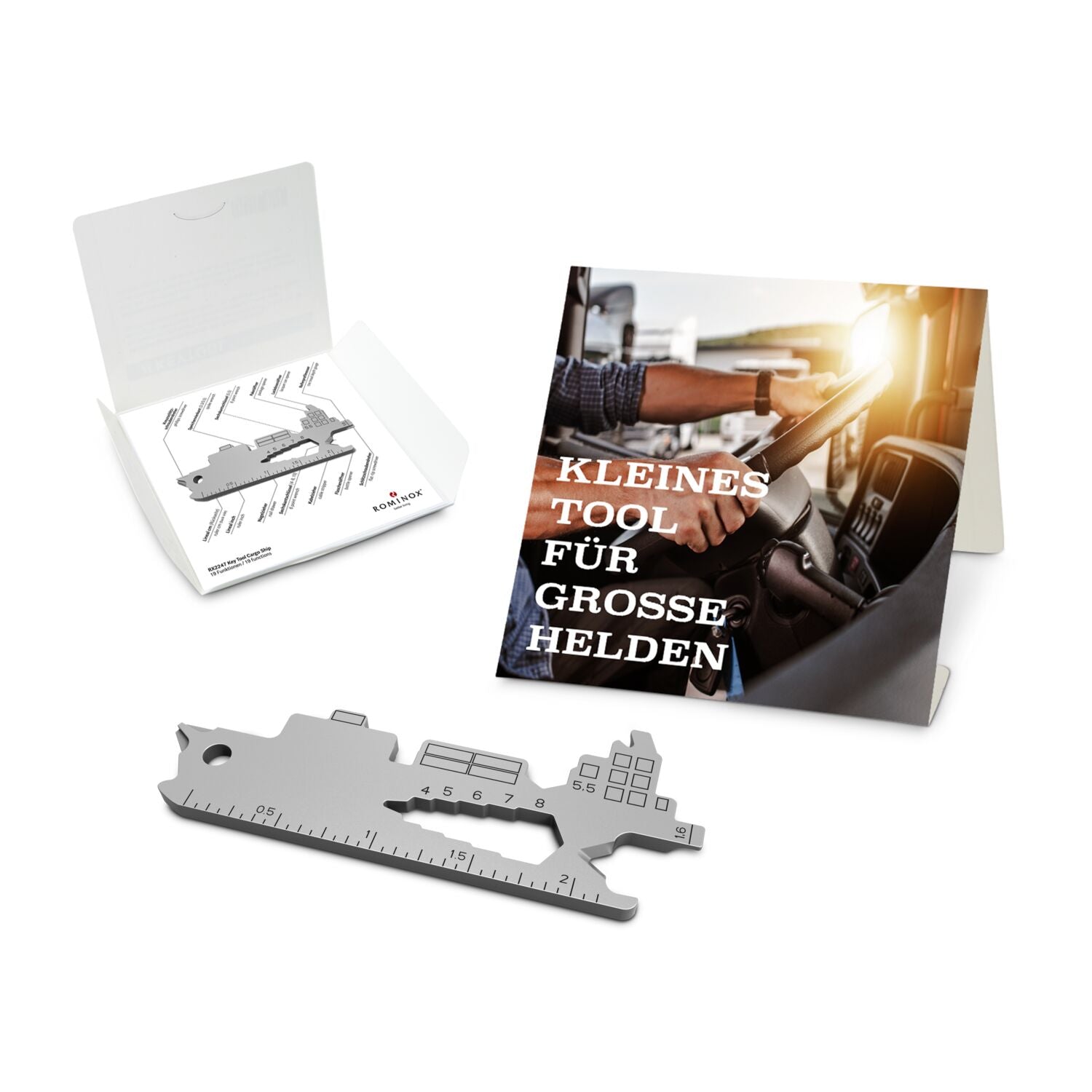 ROMINOX® Key Tool / Multifunktionswerkzeug im Motiv-Mäppchen Große Helden