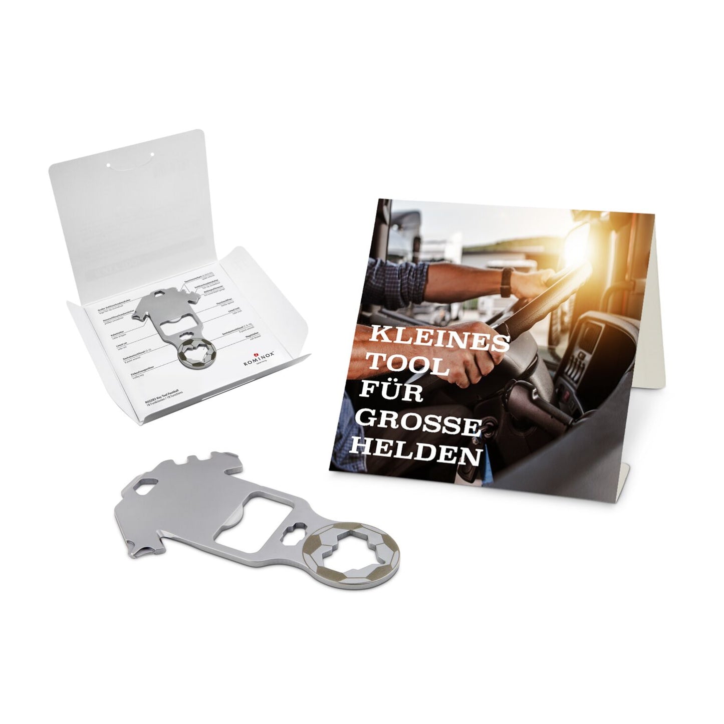 ROMINOX® Key Tool / Multifunktionswerkzeug im Motiv-Mäppchen Große Helden
