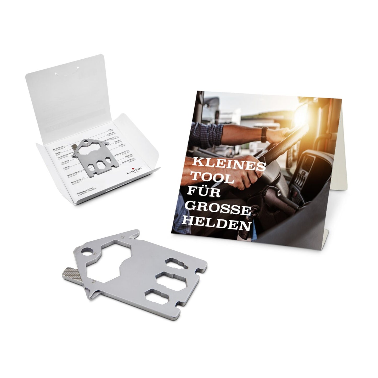 ROMINOX® Key Tool / Multifunktionswerkzeug im Motiv-Mäppchen Große Helden